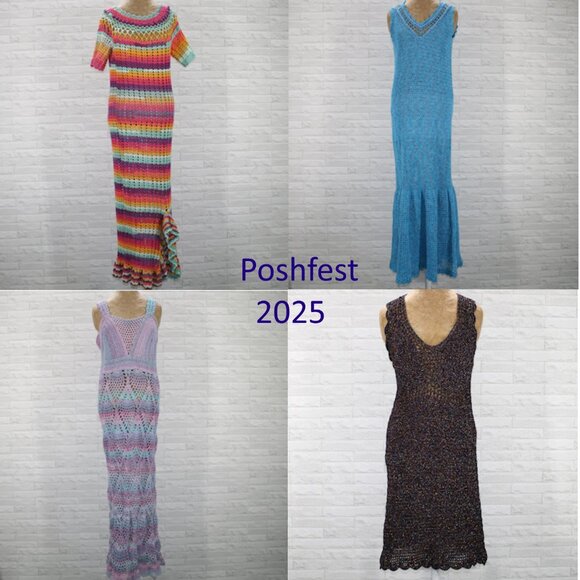 Hand Crafted Crochet Dresses to Wear to Poshfest 2025 - Picture 1 of 16